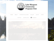 Tablet Screenshot of lakemargaret.org